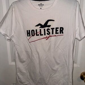 Hollister White Cotton Tee